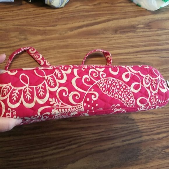 Vera Bradley Large Purse in Twirly Birds Pink NWOT - Picture 3 of 7